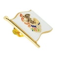 thumbnail image 2 of PinMart's Illinois US State Flag IL Enamel Lapel Button Pin - 1 Piece, 2 of 3