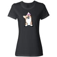 thumbnail image 3 of Inktastic Corgi Puppy Girl Women's T-Shirt, 3 of 5