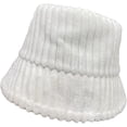 thumbnail image 4 of CoCopeaunts Fluffy Bucket Hat for Men Vertical Stripe Foldable Fisherman Hat Autumn Winter Casual Simple Solid Color Basin Hat, 4 of 8