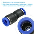 thumbnail image 4 of Uxcell 5/16 Inches Push to Connect Fittings, 10Pcs Plastic Air Line Fitting Quick Release Pneumatic Connectors, 4 of 6