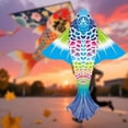 thumbnail image 4 of S SERENABLE Fish Kite Outdoor Activities Big Professional for Kids & Adults Beginner Sea blue 2m, 4 of 6