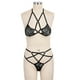 thumbnail image 3 of Gibobby Conjunto de lencería Sujetador de encaje Lencería Sexy Liga Nueva Ropa interior de encaje Ropa de dormir Anillo de Pijamas Íntimos(Negro, XL), 3 of 5