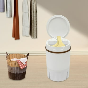 4.5L/1.19gal Portable Mini Washing Machine Washer with Drainage Basket Multi-Functional White