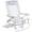 Light Blue Mosaic, variant on GCI Outdoor Big Surf with Slide Table Lightweight Low Profile Reclining Beach Chair, Seafoam