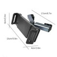 thumbnail image 3 of Vacemry Under $5 Car Headrest Tablet Holder, Adjustable Rotatable Mount for Back Seat Travel, Universal Tablet Pad Mount for Kids Adults Road Trip, Expandable Leg Vehicle Headrest Mount, 3 of 9
