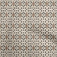 thumbnail image 1 of oneOone Georgette Viscose Light Beige Fabric Asian Kilim Sewing Craft Projects Fabric Prints By Yard 42 Inch Wide, 1 of 5