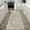 AR1005-CB, variant on KUETH Modern Area Rug 8x10, Machine Washable Rugs for Living Room, Non Slip Carpet Printed, Low Pile, Light Taupe Brown