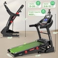 thumbnail image 5 of Treadmill with 20% Auto Incline for Home, 300-400LB Capacity, Folding Running Walking Treadmill, 12MPH Max Speed, 71 Programs, Bluetooth, Smart Apps, 1218 Newly Upgraded, 5 of 8