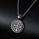 thumbnail image 3 of Stainless Steel Saint St Benedict Collar Medal of San Benito Necklace Men Women Spiritual Virgin Mary Pendant Necklace For Men, 3 of 5