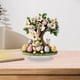 thumbnail image 5 of Easter Bunny Flat Decor, Cute Eggs Home Festive Decoration, 2D Wall Shelf Accent, Spring Seasonal Wall Art, Foldable Desktop Ornament, Wooden Base Design, for Living Room, 5 of 7