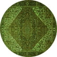 thumbnail image 1 of Ahgly Company Indoor Round Persian Green Traditional Area Rugs, 6' Round, 1 of 1
