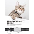 thumbnail image 3 of Collier pour Chat avec AirTag de Sécurité Réfléchissant et Clochette Détachable - Support de Traqueur pour Animal en Nylon Léger, Tour de Cou Ajustable 20-33 cm, Boucle de Sécurité Circulaire, 3 Bandes Réfléchissantes pour une Visibilité Nocturne, Sécuritaire, 3 of 7