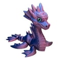 thumbnail image 2 of SSZMDLB under $5 Dragon Ornament, Mini Sea Dragon Decor, 3D Printed Table Decorations, Home Desk Ornaments, Sea Creature Figures, Sea Theme Decor, Small Tabletop Statues, 2 of 5