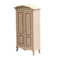 thumbnail image 4 of SEWCHICS 1Set Miniature Wardrobe Model Wood Synthetic Material Home Decoration Mini House Accessory 16.5X3.6In, 4 of 8