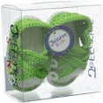 thumbnail image 3 of Jefferies Socks Criss Cross Newborn Girl Crochet Sandal Bootie 1 Pair, 3 of 3