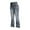 Blue, variant on Coerni Girls' Slim Boot-Cut Stretch Jeans Ripped Flared Skinny Low Waisted Bell Bottoms 90s Pants Trendy Classic Retro Denim Pant