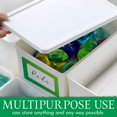 thumbnail image 3 of MoniquE Store 3 Pack Conteneur de Détergent à Lessive, Distributeur de Détergent Résistant et Léger en Plastique, Ensemble d'Organisation et de Rangement pour Buanderie, Support à Lessive, Conteneur de Capsules de Lessive, 3 of 7