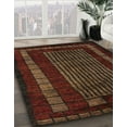 thumbnail image 3 of Ahgly Company Machine Washable Indoor Rectangle Abstract Night Red Area Rugs, 6' x 9', 3 of 7