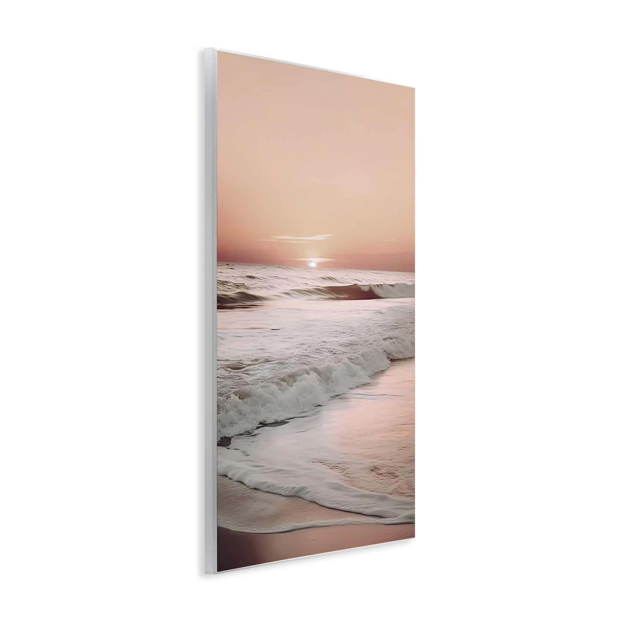 Apricot Beach View Wall Plaque Art, design by Decent Exposures