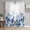 Blue White, variant on Blue Blooms Floral Sheer Curtains 84 Inch Length 2 Panels Set for Living Room/Bedroom, Spring Flowers Botanical Blue Ombre Semi Curtain Sheers Drapes Rod Pocket Curtains Window Treatment 52''x84''x2
