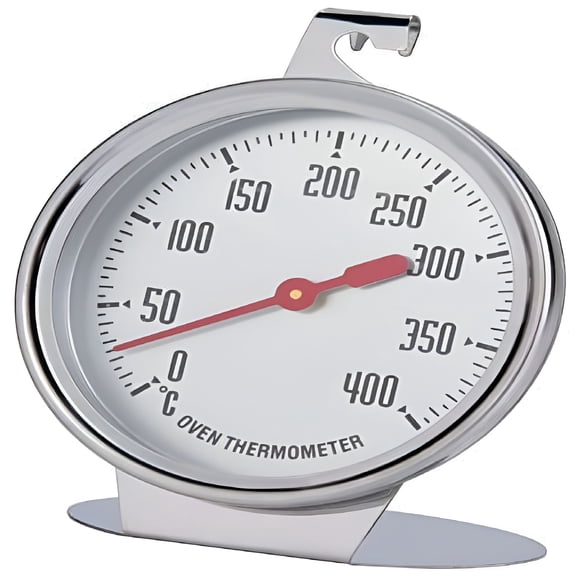 GJX Oven Thermometers Temperature Gauge Instant Read Thermometer Stainless Steel Probe Hold Dial Up Large Gauge Kitchen Baking Supplies
