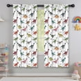 thumbnail image 5 of Blackout Kids Curtains,White Cartoon Dinosaurs Names Pattern Childrens Insulated Curtains Set Of 2,Bedroom Essentials,Toddler Room Decor 42"x63", 5 of 5