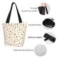 thumbnail image 4 of Disketp Milk Tea Bolsa de Hombro Casual para Mujer, Bolso Cruzado para Compras, Viajes y Uso Diario, 4 of 6