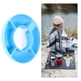 thumbnail image 4 of Bol à Collation en Silicone à 4 Compartiments, Plateau à Bonbons Portable et Réutilisable pour Regarder des Films et Faire du Camping, 4 of 7