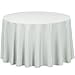 thumbnail image 3 of Linentablecloth 108-Inch Round Polyester Tablecloth Silver, 3 of 4