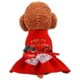 thumbnail image 2 of Pet Christmas Dress Outfit Dog Sweater Medium Girl Thermal Holiday Puppy Dog Clothes Small Winter Dress Pet Clothes Medium Dog Clothes Boy Extra Extra Small Puppy Clothes Chihuahua S, 2 of 9
