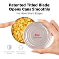 thumbnail image 7 of Kitchen Mama One-To-Go Electric Can Opener : Auto Stop, Smooth Edge, Battery Operated (White), 7 of 7