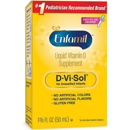 6 Pack - Enfamil D-Vi-Sol Vitamin D Supplement Drops 50 (Best Supplement For Six Pack)