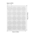 thumbnail image 2 of ADDHAT 10Ud Adhesivos Para De Velas Doble Para Velas DIY Color, 2 of 7