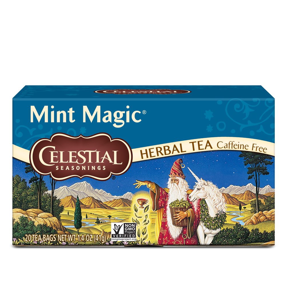 Celestial Seasonings CaffeineFree Mint Magic Herbal Tea Bags, 20 Ct