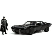 DC Comics The Batman 1:18 Batmobile with Lights Die-Cast Car & 3.75" Batman Action Figure