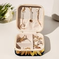 thumbnail image 6 of Owl Travel Portable Square Jewelry Display Necklace Organizer Storage Box, 6 of 6