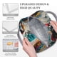 thumbnail image 3 of Disketp Colorful Graffiti Cow Bolsa Térmica para Almuerzo, Lonchera con Abertura Amplia y Gran Capacidad, Organizador Reutilizable para Mujeres, Hombres y Adultos, 3 of 6