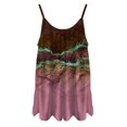 thumbnail image 4 of Puntoco Camisetas ajustadas para mujer, blusas casuales de moda para mujer, camisetas holgadas estampadas, camisolas de cuello redondo, 4 of 5