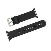 onn. Silicone Band for 42/44/45mm/Ultra/Ultra 2 (49mm) Apple Watch, Black