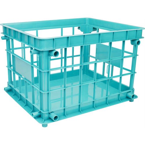Storex Standard File Crate, Fits Letter and Legal Folders, Teal, 3Pack