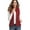 Wine Red, variant on Art3d Women's Vests - Padded Lightweight Vest for Women, Stand Collar Quilted Gilet with Zip Pockets