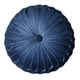 thumbnail image 5 of Cojín redondo con pliegues y diseño de calabaza para el suelo del sofá Peluche azul oscuro, 5 of 9