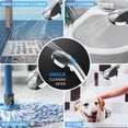 thumbnail image 3 of Handheld Shower Head Set with Hose, 6+1 Mode High Pressure Shower Head, Built-in Power Wash to Clean Tub, Tile and Pet, 360° Adjustable Shower Head Holder, 5 ft Watertight Stainless Steel Long Hose, 3 of 9