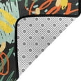 thumbnail image 3 of DouZhe Tapis de Zone Motif Graffiti Encre Éclaboussures Colorées Antidérapant Lavable en Machine, Style Tapis Paillasson, 63x48 Pouces, 3 of 6