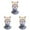 A 3PCS, variant on 2/1pcs Winter Balaclava Cat Ski Mask Windproof With Ears Cute Full Face Animal Ski Face Mask For Outdoor Hiking Riding Bar,Music Festivals Party Raves Halloween
