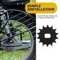 thumbnail image 3 of WHAMVOX Piñón Trasero Protector Negro Para Motocicleta Y Vehículos, 3 of 6