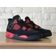 thumbnail image 3 of Ni - ke Ni - ke Air Jordan 4 Retro Red Thunder Men's Size 11 NEW Crimson Black CT8527-016, 3 of 5