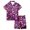 Purple, variant on Weebloom Halloween Summer Pajamas For Girls Cute Ghost Outfits 2 Piece Set Short Sleeve Button Down Shirt Shorts Casual Clothes Tween Sleepwear Nightwear Pjs Loungewear 12-13 Years
