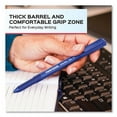 thumbnail image 7 of Write Bros. Grip Ballpoint Pen, Stick, Medium 1 Mm, Blue Ink, Blue Barrel, Dozen | Bundle of 5 Dozen, 7 of 7