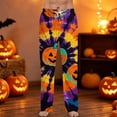 thumbnail image 2 of RUPKUL Soft Halloween Pajama Pants Drawstring Pajamas for Men Casual Mens Lounge Pants Comfy Sleep Pants for Men, M, 2 of 8